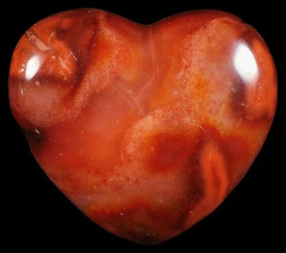 Colorful Carnelian Agate Heart #59563
